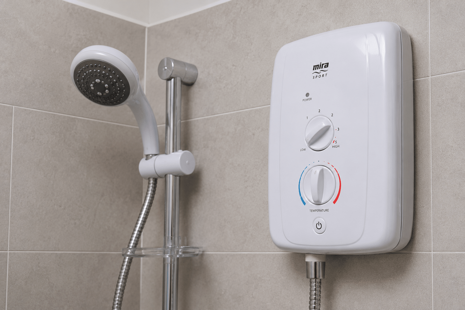 Mira electric shower replaced by an emergency plumber in Liffey Valley