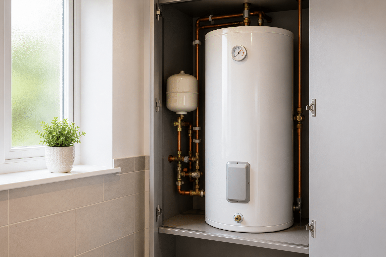 Water heater installation in Dublin with an undersink electric heater